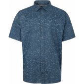 Ed Baxter Mens Big Size Abstract Print Cotton Casual Short Sleeve Shirt