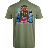 Weird Fish Mens Big Size Doctor Hoot Print Cotton Crew Neck T Shirt