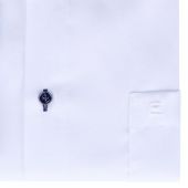 Casa Moda Big Size Honeycomb Texture Plain Formal Long Sleeve Shirt