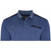 Mens Big Size Kam Sweat Long Sleeve Polo