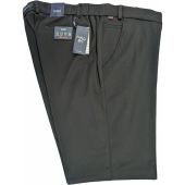 Eurex Mens Big Size Relax Fit Stretch Plain Casual Trouser