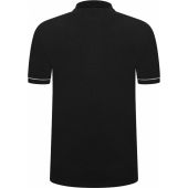 Greyhawk Mens Big Size Quarter Zip Cotton Stretch Short Sleeve Polo