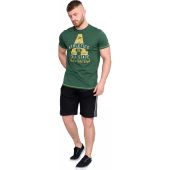 Duke Mens Big Size - Tovil - Athletic Print Cotton Crew Neck T Shirt