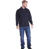 North 56°4 Mens Big Size Long Sleeve Plain Cotton Pique Polo