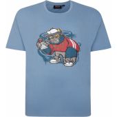 Espionage Mens Big Size Graffitti Graphic Print Tshirt