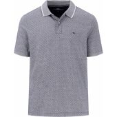 Fynch Hatton Mens Big Size Two Tone Jacquard Polo Shirt