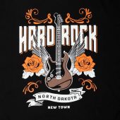 Ed Baxter Mens Big Size Hard Rock Print Crew Neck T Shirt