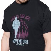 Replika Mens Big Size Explorer Print Logo Cotton Crew Neck T Shirt