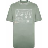 Ed Baxter Mens Big Size Scooter Print Cotton Crew Neck T Shirt