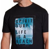 North 56 Mens Big Size Spirit Surf Print Cotton Crew Neck T Shirt