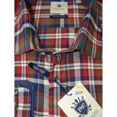 Hatico Mens Big Size Casual Cotton Check Long Sleeve Shirt