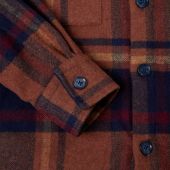 Drifter Mens Big Size Brushed Check Overshirt