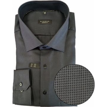 Eterna Mens Big Size Comfort Fit Pure Cotton Formal Long Sleeve Shirt