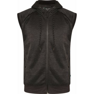 Kam Mens Big Size Stretch Performance Activewear Sleeveless Hoody