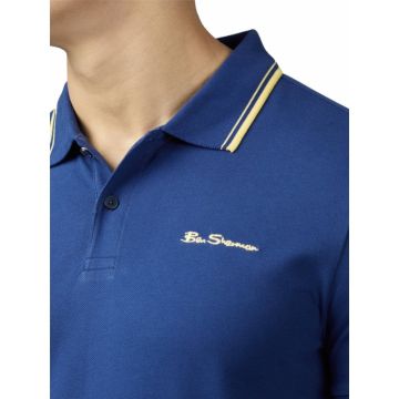 Ben Sherman Mens Big Size Organic Cotton Signature Polo Shirt