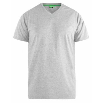 Duke Mens Big Size Plain Signature V Neck T Shirt