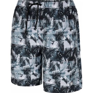 Espionage Mens Big Size Monochrome Print Swim Short