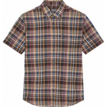 Ben Sherman Mens Big Size Gradient Check Short Sleeve Shirt