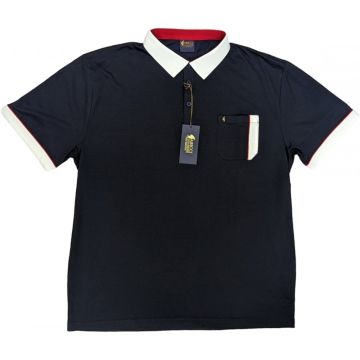 Gabicci Mens Big Size Sports Short Sleeve Cotton Polo