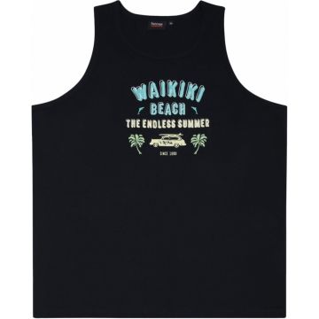 Espionage Mens Big Size Surf Theme Print Cotton Vest