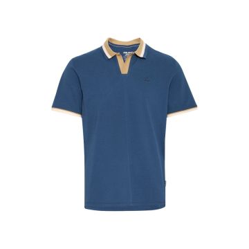 Blend Mens Big Size Fashion Polo Shirt With Contrast Collar
