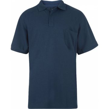 Kam Mens Big Size Plain Polo Shirt With Chest Pocket