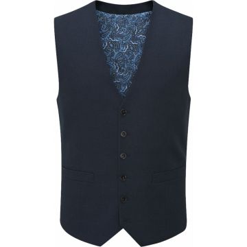 Skopes Mens Big Size Single Breasted Textured Cloth Suit Waistcoat