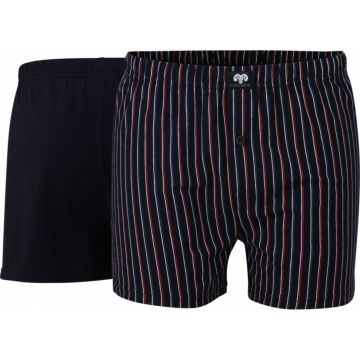 CECEBA Mens Big Size Pure Cotton Two Pack Boxer Shorts