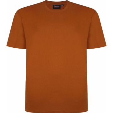 Mens Big Size Espionage Plain Crew  Neck Cotton T Shirt