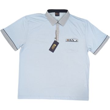 Gabicci Mens Big Size Sports Short Sleeve Cotton Polo
