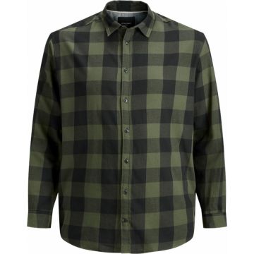 Mens Big Size JACK and JONES Long Sleeved Check Shirt