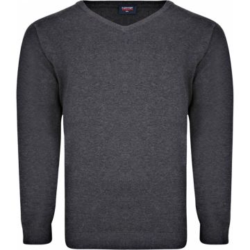 Mens Big Size Espionage Cotton V Neck Sweater