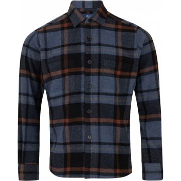 Drifter Mens Big Size Brushed Check Overshirt