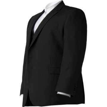 Benetti Mens Big Size Prestige Comfort Fit Plain Wool Suit Jacket