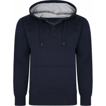 Kam Mens Big Size Pullover Hoody With Front Pockets