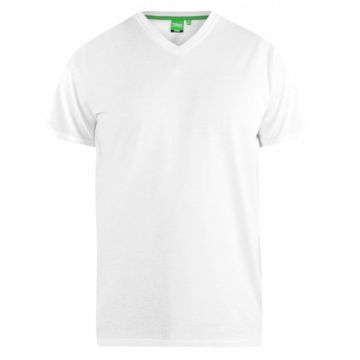 Duke Mens Big Size Plain Signature V Neck T Shirt