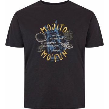 North 56 Denim Mens Big Size Mojito Print Cotton Crew Neck T Shirt
