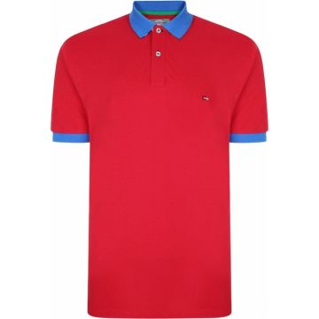 Mens Big Size Peter Gribby PJ22106 Short Sleeve Plain Pique Polo Shirt