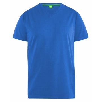 Duke Mens Big Size Plain Signature V Neck T Shirt