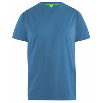 Duke Mens Big Size Plain Signature V Neck T Shirt