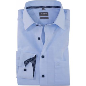 Olymp Mens Big Size Egyptian Cotton Comfort Fit Long Sleeve Formal Shirt