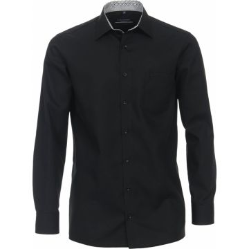 Casa Moda Mens Big Size Comfort Fit Non Iron Cotton Formal Long Sleeve Shirt With Breast Pocket