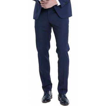 Benetti Mens Big Size Signature Diamond Pattern Stretch Comfort Fit Suit Trouser
