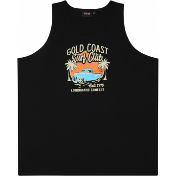 Espionage Mens Big Size Surf Theme Print Cotton Vest