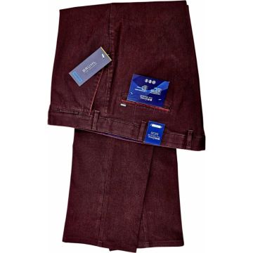 Bruhl Mens Big Size Fine Rib Cotton Stretch Chino