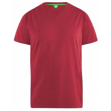 Duke Mens Big Size Plain Signature V Neck T Shirt