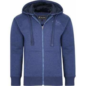 Kam Mens Big Size Sherpa Lined Hoody