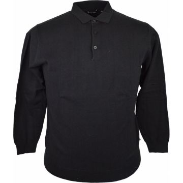Kings Road Mens Big Size Plain Cotton Polo Knitwear