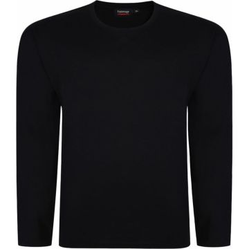Espionage Mens Big Size Long Sleeve Plain Cotton T Shirt