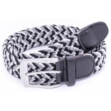 Duke Two Three Colour Stretch Braided Belt